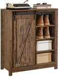 SoBuy FSB59-N Sideboard mit Schiebet&uuml;r Kommode Schuhschrank schmal Schrank
