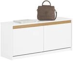 SoBuy Schuhbank mit Sitzfl&auml;che & Stauraum 104x47x30cm f&uuml;r Flur | Schuhkipper