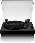 Lenco LS-60BK - Plattenspieler mit Lautsprechern und Bluetooth