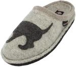 HAFLINGER Damen Hausschuh Pantoffel Wolle Flair Dackel 313021