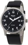 Boccia Herren-Armbanduhr Leder 3631-01