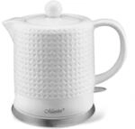 Maestro Keramik-Wasserkocher 1,2 l 1200 W | Wei&szlig; Verdeckter Heizstab Drehbarer