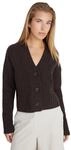 Style & Republic Damen V-Neck kurzer Cardigan aus 90% Merinowolle & 10% Kaschmir &ndash;