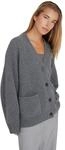Style & Republic Damen V-Neck Kaschmirblend Cardigan aus 90% Merinowolle & 10%