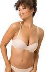 BeeDees Damen T-Shirt BH Stepy Soft WDP gef&uuml;tterte Schalen & Multiway-Tr&auml;ger