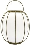 Lumisky Tischleuchte, kabellos, Griff aus Metall, goldfarben, LED, wei&szlig;, dimmbar,