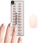 DOONAILS &ndash; Press On Nails 30er Set Prosecco abgerundete Form Cremefarben &ndash; N&auml;gel