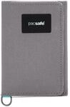 Pacsafe RFIDsafe Trifold Wallet Stone