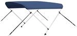 vidaXL 2-Bow Bimini Top mit Edelstahl-Clip Bootsverdeck Boot Verdeck Sonnendach