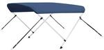 vidaXL 2-Bow Bimini Top mit Edelstahl-Clip Bootsverdeck Boot Verdeck Sonnendach