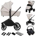 LIONELO Mika Plus 3in1 Buggy 0-48 Monate bis zu 22 kg Babywagen bis zu 9 kg 
