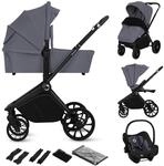 LIONELO Mika Plus 3in1 Buggy 0-48 Monate bis zu 22 kg Babywagen bis zu 9 kg 