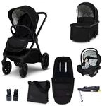 Cosatto Kinderwagen Set 3 in 1, Flach liegende Babywanne, Kinderwagenset, R129