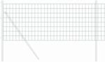 vidaXL Eurozaun 0,4 x 25 m PVC-beschichtetes Eisen Gr&uuml;n | Aus PVC-beschichtetem