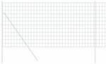 vidaXL Eurozaun 1 x 10 m PVC-beschichtetes Eisen Gr&uuml;n