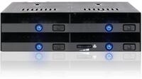 ICY DOCK Tr&auml;gerloses Internes Hot Swap Dock f&uuml;r 4X 2,5 Zoll SATA/SAS SSD/HDD...