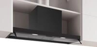Serie 4, Integrierte Designhaube, 90 cm, Klarglas, Mattschwarz, DBB95CC60