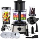 YASHE Multifunktionale K&uuml;chenmaschine, 11-in-1 Blender, Mixer, Zerkleinerer,