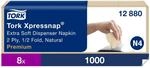 Tork Xpressnap Extra Soft Natur Spenderserviette N4, Premium, 1/2-Falz 2-lagig,...
