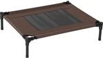 PawHut Hundeliege Outdoor Hundebett f&uuml;r Gro&szlig; Hunde 76 x 61 x 18 cm Braun