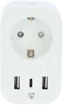 Nedis SmartLife Smart Stecker - Wi-Fi - Leistungsmesser - 3680 W - Type F (CEE...