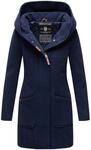 MARIKOO Damen Mantel Trenchcoat Wintermantel &Uuml;bergangs Jacke Parka Lang B819