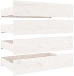 vidaXL 4x Bettschublade Bettkasten Bettschubkasten Schubkasten...