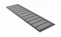 MS Beschl&auml;ge 150mm breites Aluminium L&uuml;ftungsgitter Bel&uuml;ftungsgitter