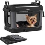 Feandrea Hundebox faltbar, 50 cm Transportbox f&uuml;r kleine Hunde, Hundetasche,