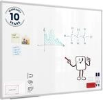 Allboards, magnetisches Whiteboard mit Expo-Alurahmen, trocken abwischbar und