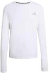 adidas Herren Adi365 Running Essentials Long Sleeve Shirt, White, L
