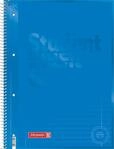 BRUNNEN Collegeblock Premium Student Colour Code | A4, Lineatur 27, 80 Blatt, azur