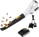 TRUTZHOLM Akku-Laubbl&auml;ser 20V mit 2000mAh Akku und Ladeger&auml;t &ndash; kabelloser,...