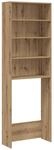 vidaXL Waschmaschinenregal Artisan-Eiche 64x24x190 cm
