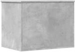 vidaXL Truhe Betongrau 60x42x46 cm Holzwerkstoff