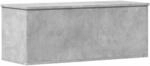 vidaXL Truhe Betongrau 90x35x35 cm Holzwerkstoff