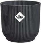 elho Vibes Fold Rund 14cm Blumentopf - Anthracite | &empty; 14.125 x H 12.936 cm |...