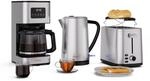 Klarstein Verosteel Vollst&auml;ndiges Fr&uuml;hst&uuml;cksset &ndash; Toaster 2 Scheiben mit 7