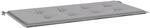 vidaXL Gartenbank-Auflage Grau 100x50x3 cm Oxford-Gewebe