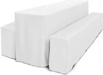 Beautissu Hussen Set 3tlg bodenlang mit 2x Bierbank & 1x Biertisch Husse | f&uuml;r...
