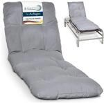 Beautissu Auflage Sonnenliege Deckchair Liegenauflage f&uuml;r Gartenm&ouml;bel