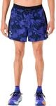 ASICS Fujitrail AOP 5In Laufshorts Herren dunkelblau - Midnight/Cobalt Burst/Cream