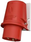MENNEKES CEE Wandger&auml;testecker, 32 A, 5-polig, 400 V, 6h, IP44, Schraubkontakt,