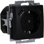 Busch-Jaeger 20 EUCB2USBAC-915 SCHUKO&reg; USB-Steckdosen-Einsatz Safety+ mit USB A/C