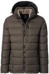 CASAMODA Steppjacke mit Kapuze Uni Dunkelgr&uuml;n XL