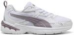 PUMA Milenio Tech 2000 Unisex-Sneaker, Puma White Plum Jam PUMA Silver, 47 EU