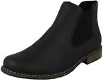 Rieker Z4994-00, Damen Chelsea Boots, Schwarz (schwarz/schwarz 00), 43 EU (9 UK)