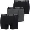 PUMA Herren Everyday Boxer Briefs 3 er Pack, Farbe:223 - Black/Anthracite,