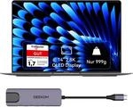 GEEKOM GeekBook X14 Pro Laptop, 999 g Ultraleicht, 14" 2.8K OLED, Ultra 9-185H, 32GB