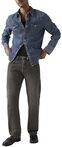 Levi's Herren Jeanshose 501 Original mit Knopfleiste, Straight Fit, Schwarz (Oak